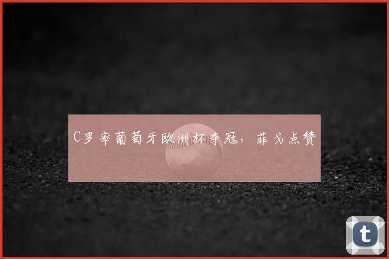 C罗率葡萄牙欧洲杯夺冠,菲戈点赞