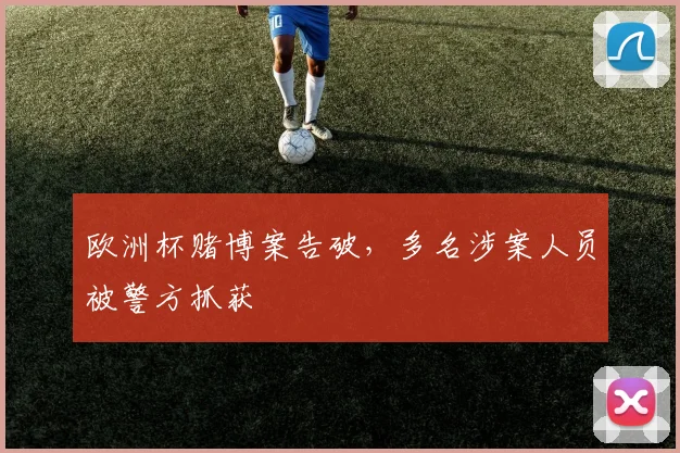 欧洲杯赌博案告破,多名涉案人员被警方抓获