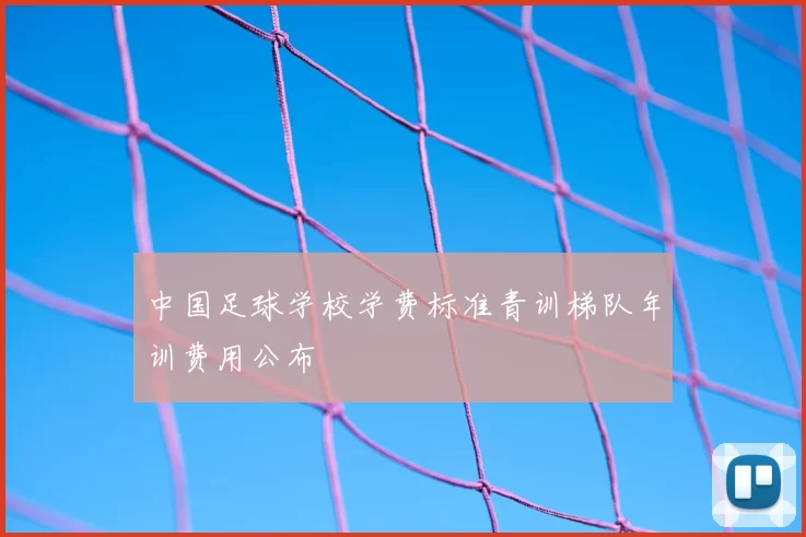 中国足球学校学费标准青训梯队年训费用公布